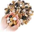 18 lbs Natural River Rocks 2-3 in Polished Pebbles - Durable