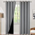 Dove Grey Blackout Curtains 84 in 2 Panels Set - Complete Room