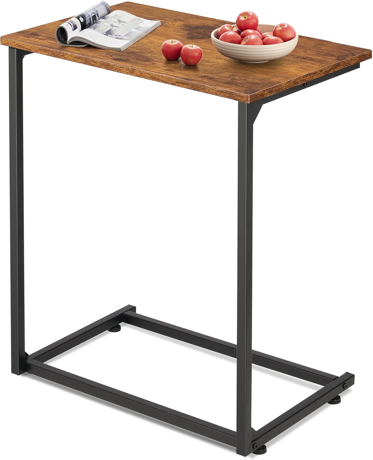 WLIVE C-Shaped End Table: Versatile Small Side Table