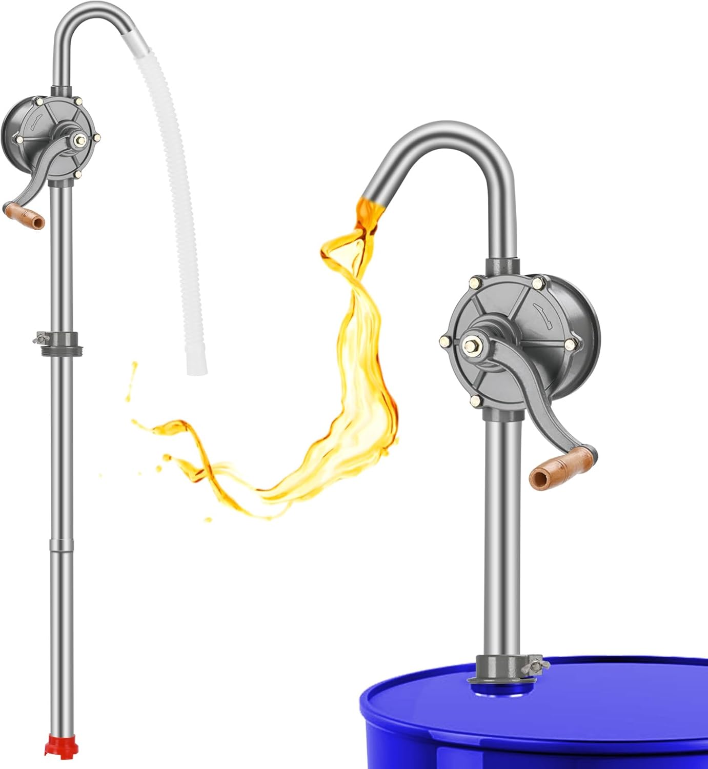 55 Gallon Drum Pump - Efficient Rotary Manual Transfer Pump