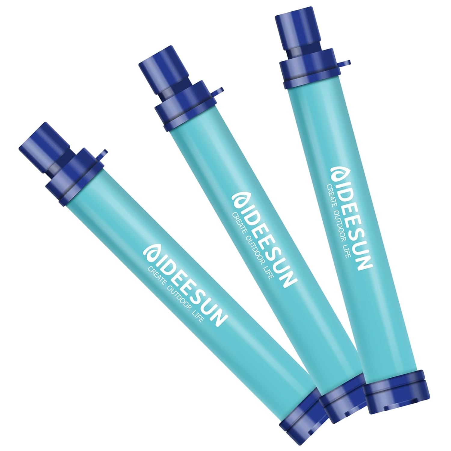 AIDEESUN Portable Water Purifier Straw - 0.1 Micron Filtration for 4000 Liters!