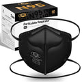 N95 Mask NIOSH Approved 60-Pack - Individually Wrapped Black