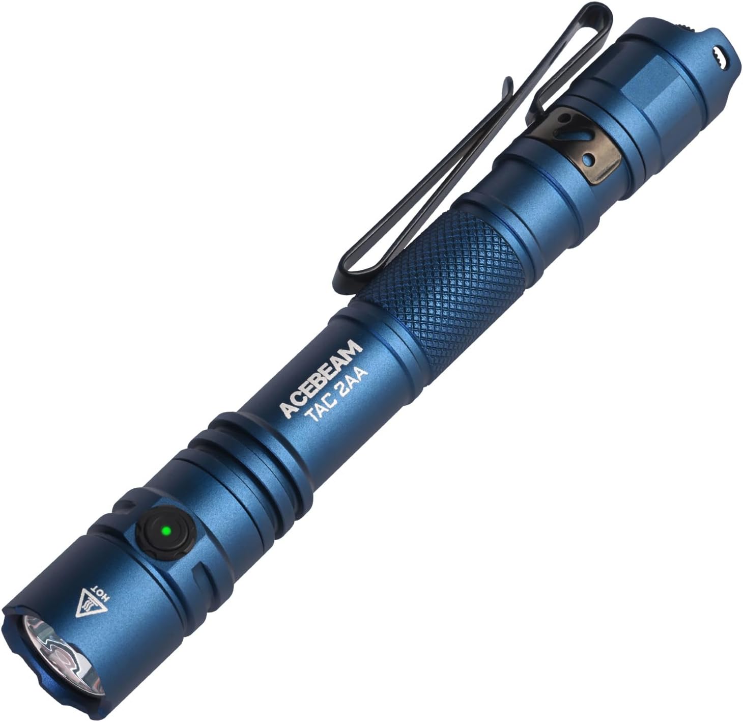 ACEBEAM TAC 2AA EDC Tactical Flashlight with 1400 Lumens Power