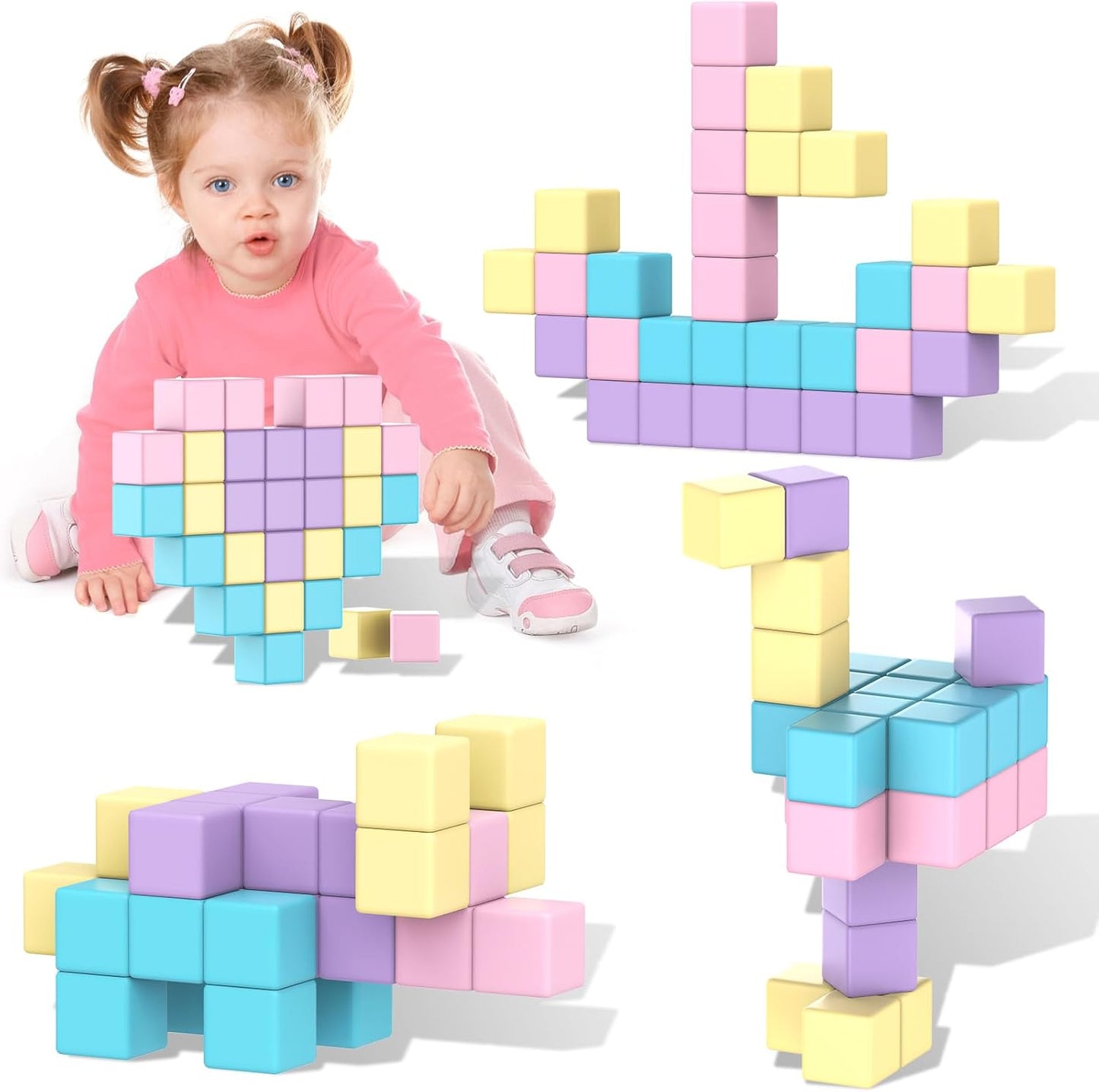Macaron Magnetic Blocks - Sensory STEM Fun!