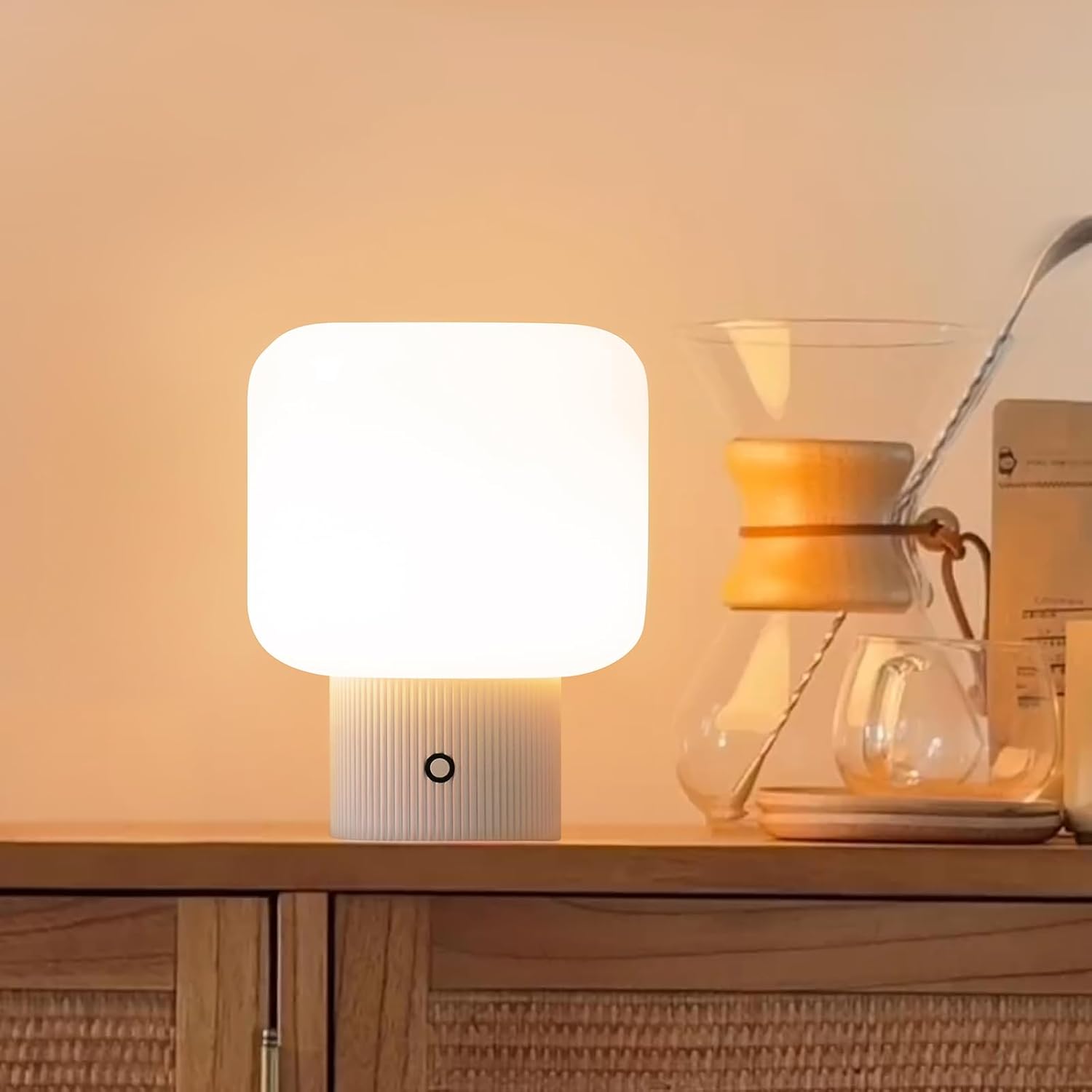 Halo Mushroom Lamp - 5W Cordless Rechargeable Table Light