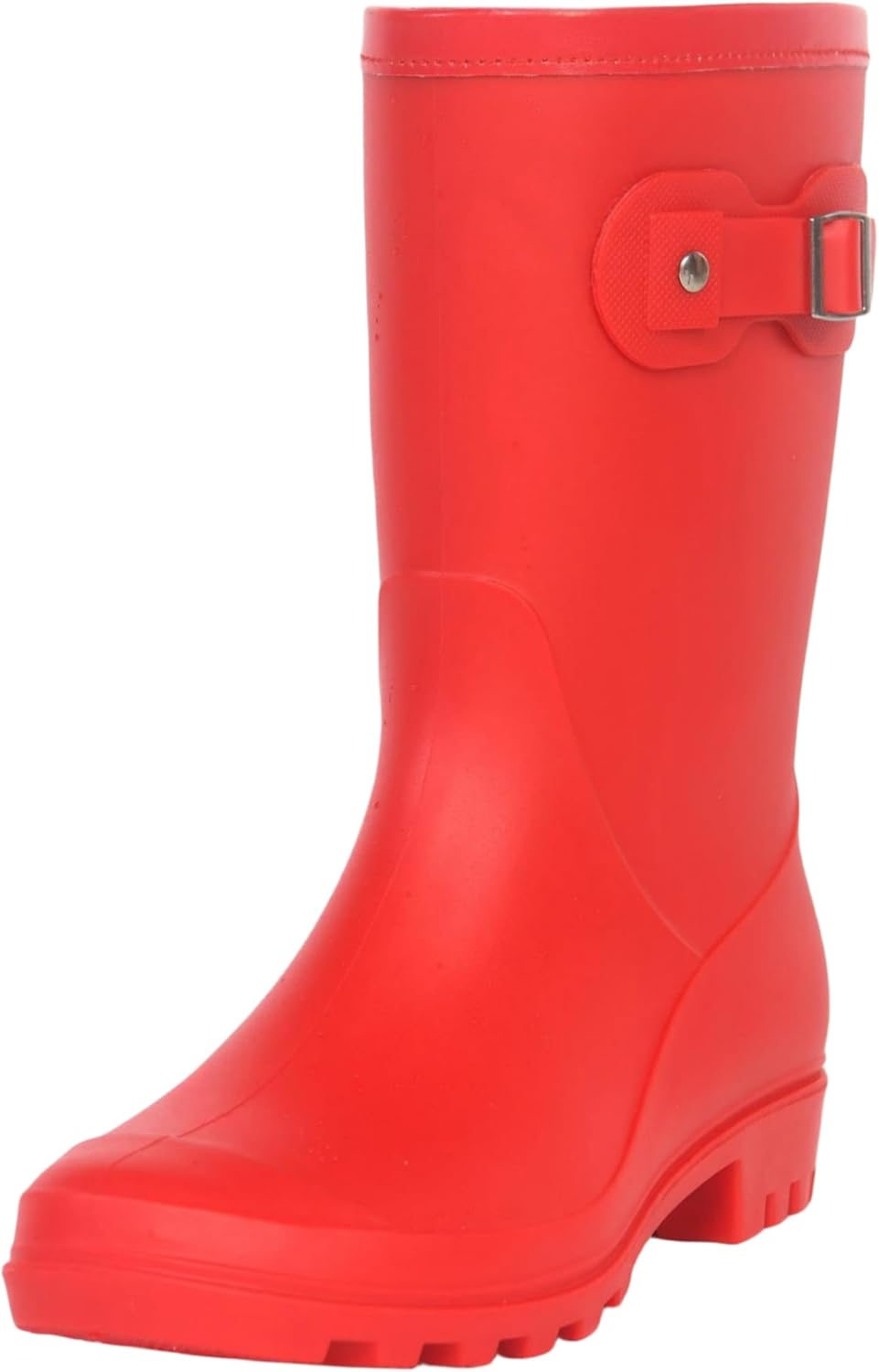 Women's Mid Calf Rain Boots Waterproof Fashion Garden Shoes