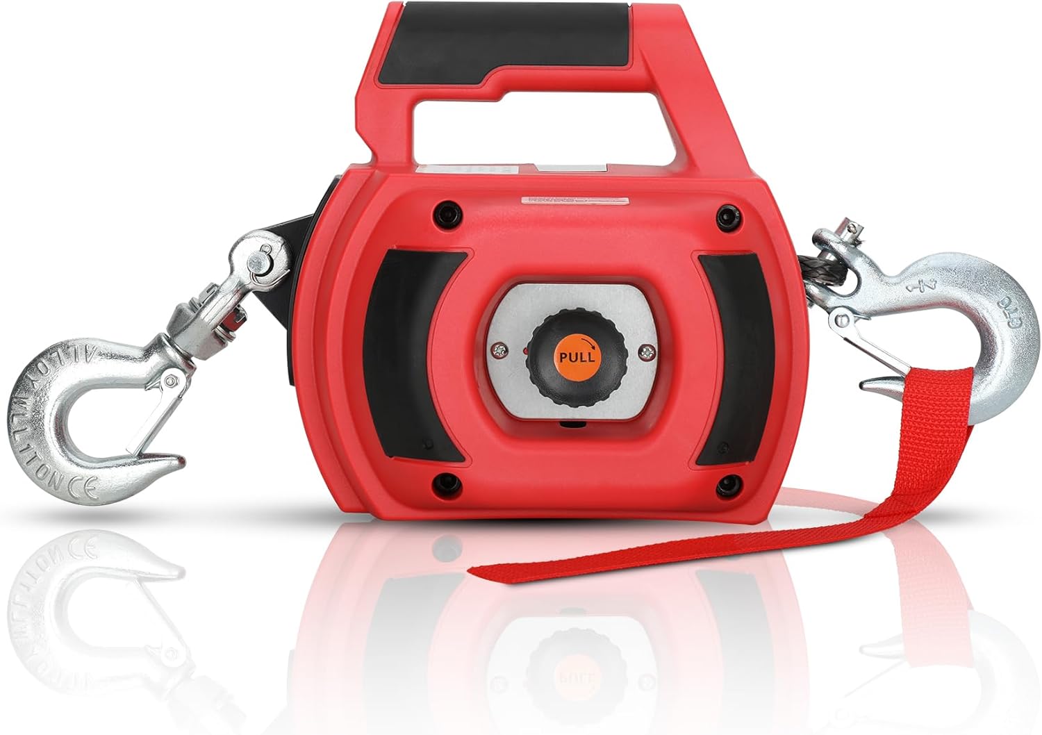 Portable Drill Winch 1000 Lbs with 40 Foot Synthetic Rope