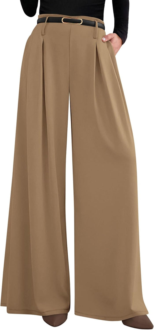 PRETTYGARDEN Womens Fall Wide Leg Trousers for Stylish Comfort