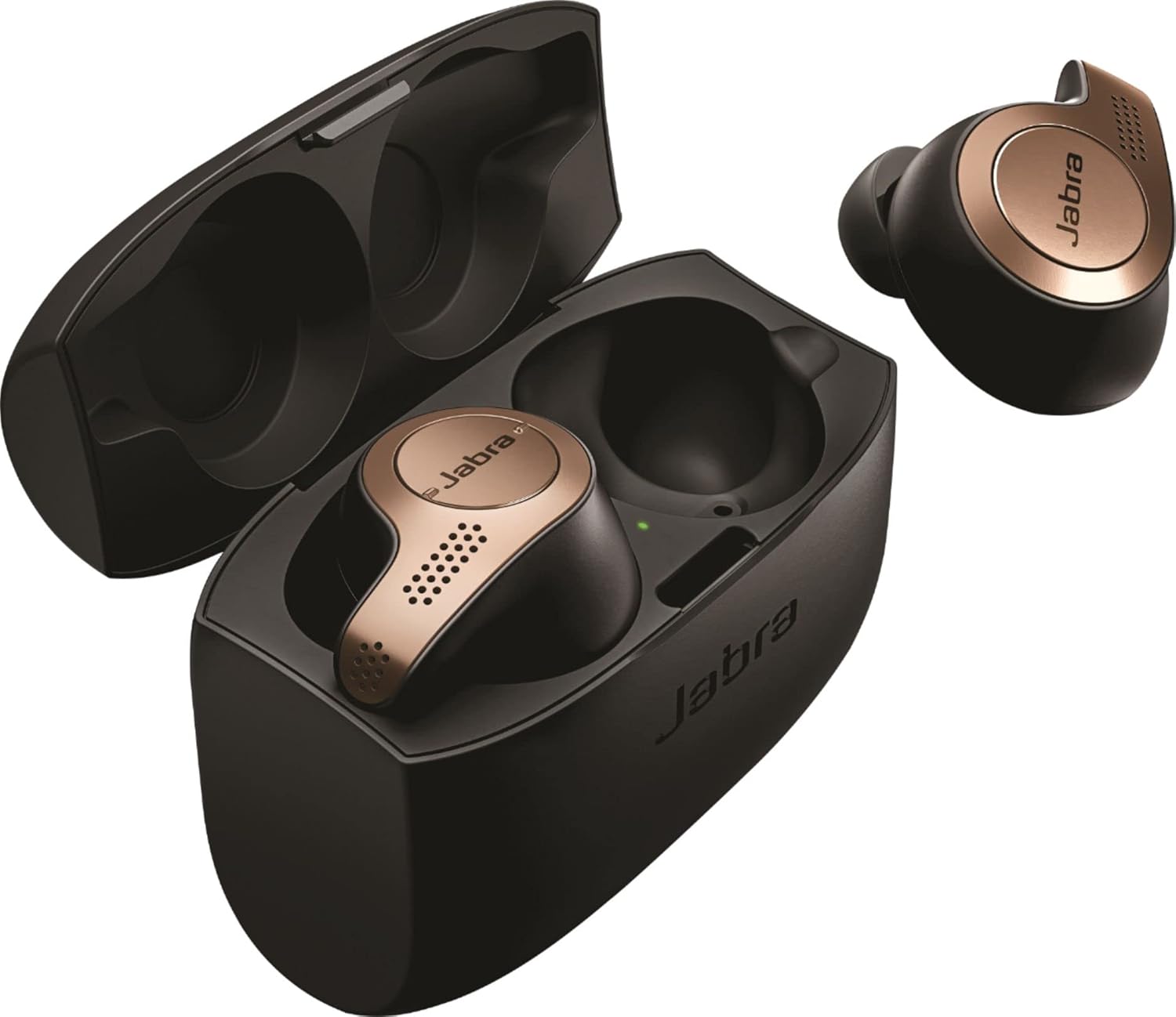 Jabra 65t True Wireless Earbuds - Alexa, Copper Black - True Wireless Calls