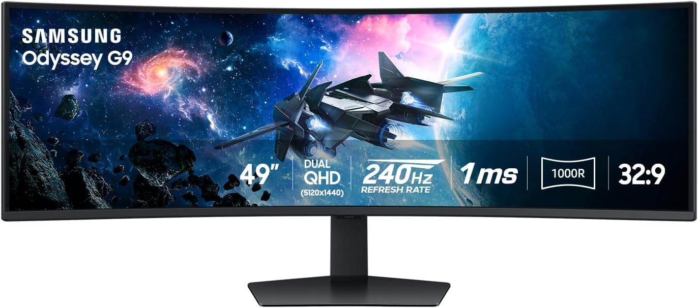 SAMSUNG 49 Odyssey G9 DQHD Curved Gaming Monitor Review