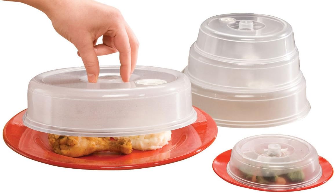 WalterDrake Microwave Plate Covers - Keep Food Splatter-Free!