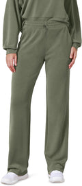Women's Modal Wide Leg Lounge Pants with Adjustable Shock Cord