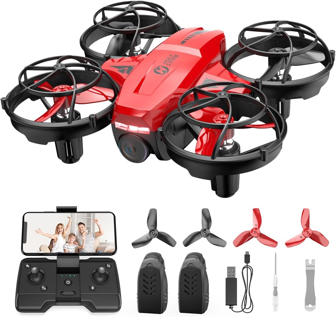 Holy Stone HS420 Mini Drone - HD FPV Camera, Toss to Launch, Gesture Selfie