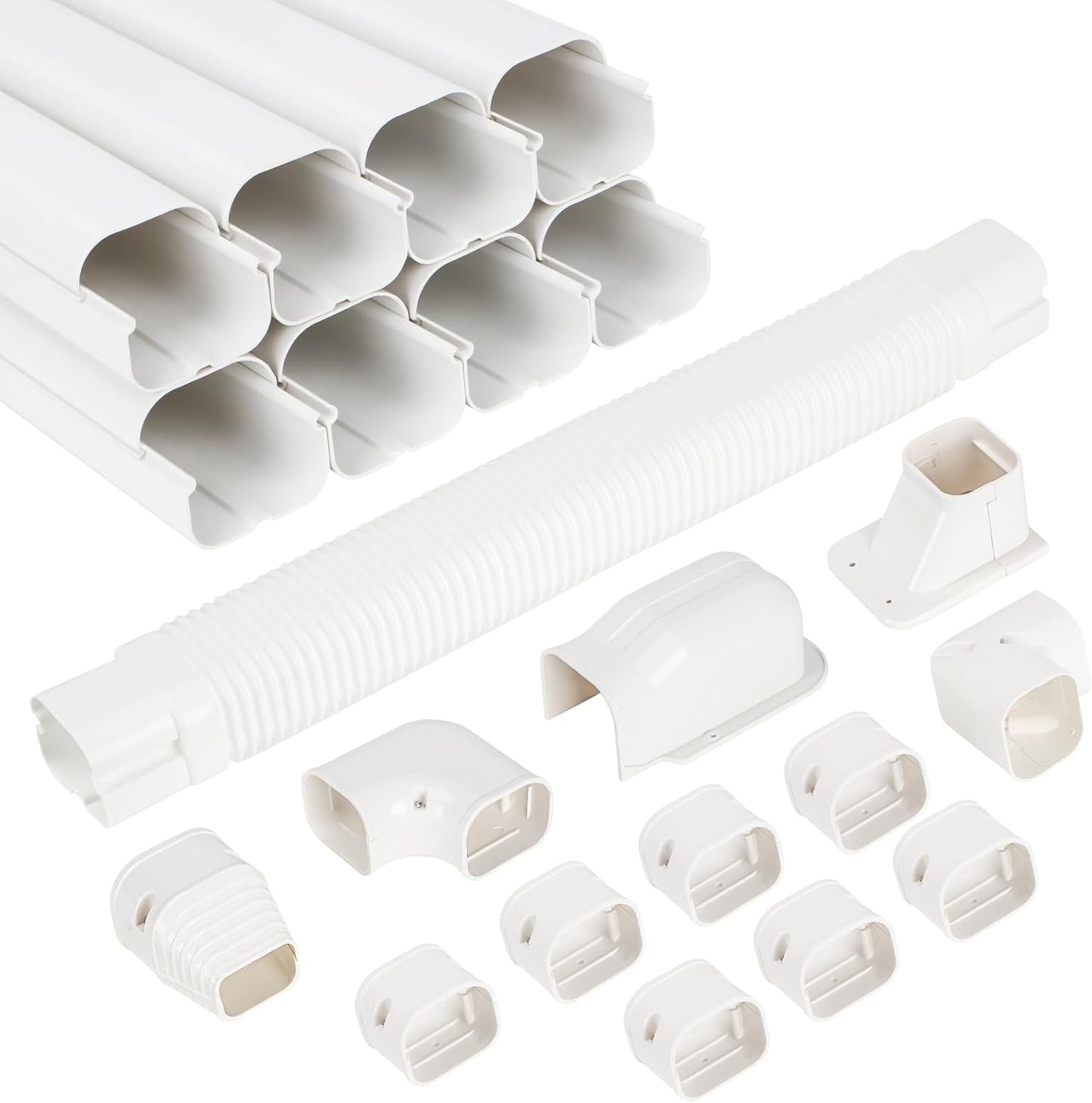 Kalkehay Line Set Cover Kit - Conceal and Protect AC Linesets! 