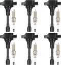 ECCPP UF550 Ignition Coils with 6 Iridium Spark Plugs - Nissan