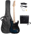 Full Size Electric Guitar for Beginner with Amp and Accessories Pack
