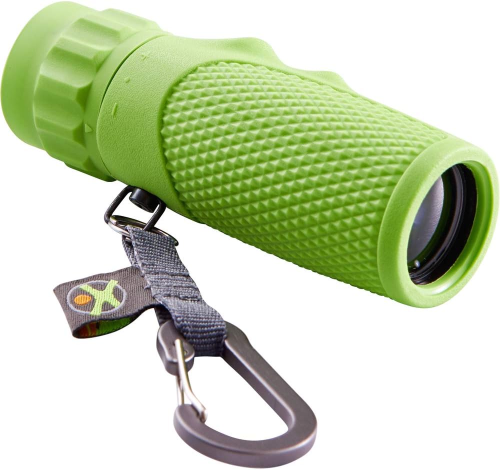 HABA Terra Kids Monocular with Carabiner Clip for Outdoor Fun