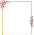 Square Wedding Arch Backdrop Stand 7.2 x 6.6 ft - Sturdy Ceremony