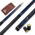 CUESOUL 58 in 19oz/21oz Maple Billiard Cue Set - Adjustable Weight