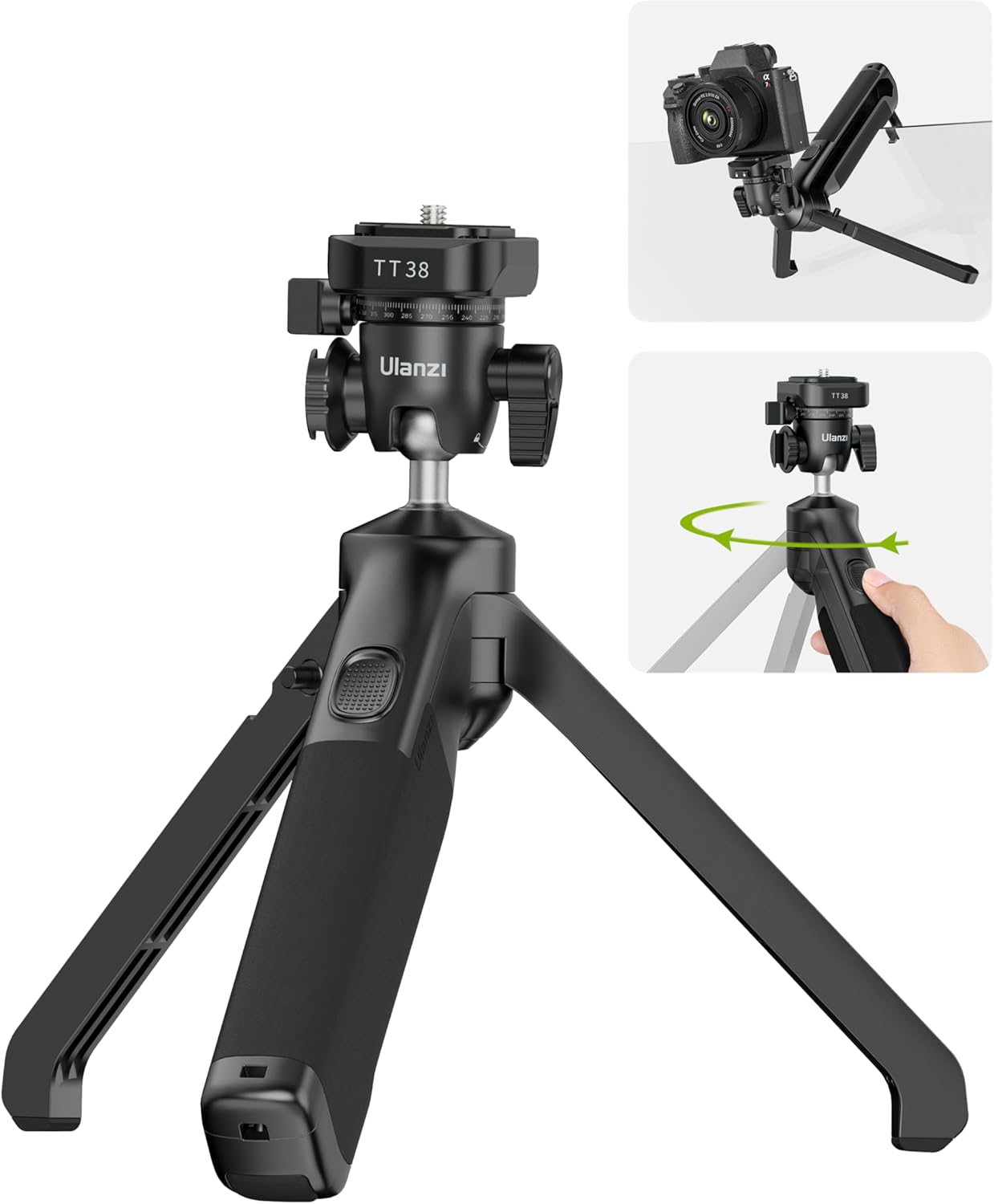 ULANZI TT38 Mini Tripod: Portable Stand for Dynamic Shooting