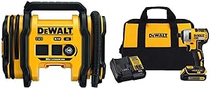 DEWALT DCC020IB Inflator and Impact Driver Kit for Versatile Use