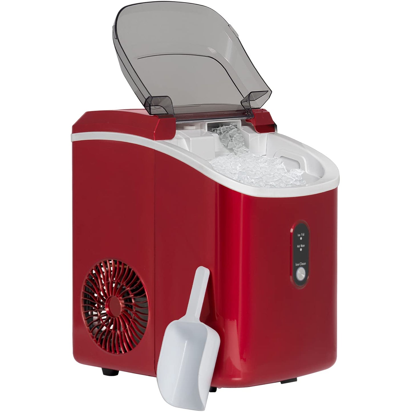 Deco Chef 33LB Ice Maker: 1-Click Self-Cleaning, Soft Nugget Ice