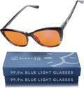 Blue Light Blocking Glasses for Women + Men - Anti Eye Strain & Better