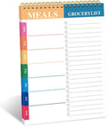 Weekly Meal Planner and Grocery List Pad - 52 Undated Sheets
