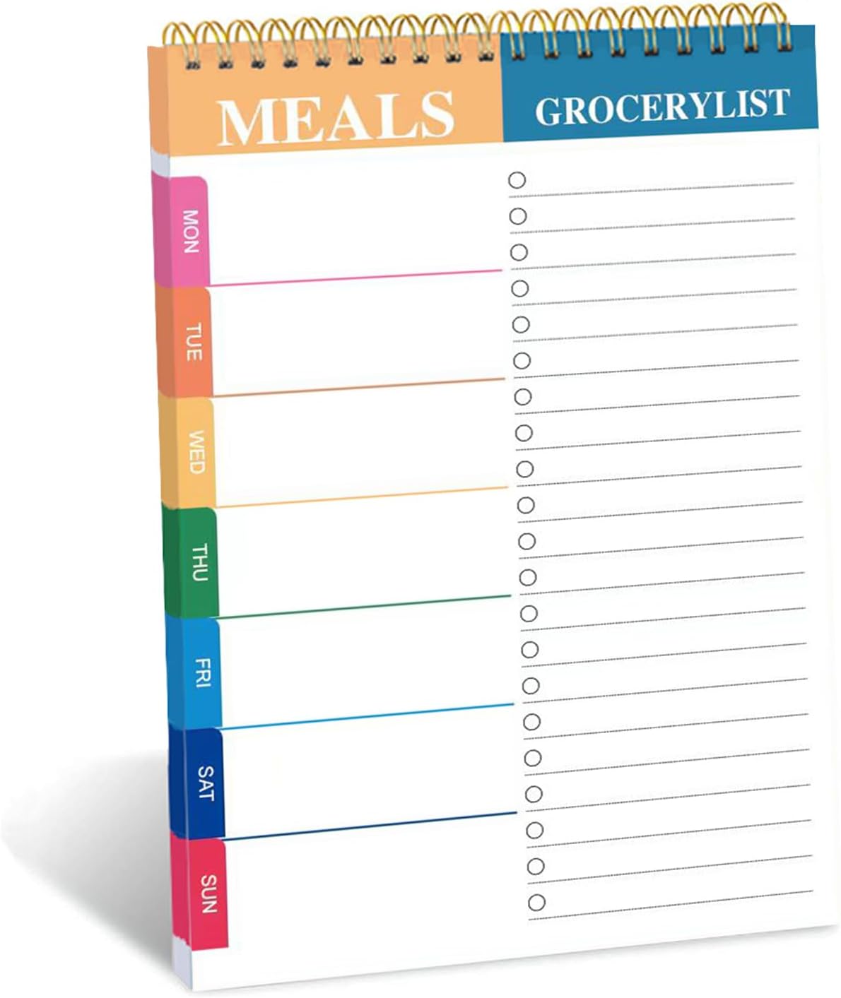 Organized Weekly Meal Planner & Grocery List