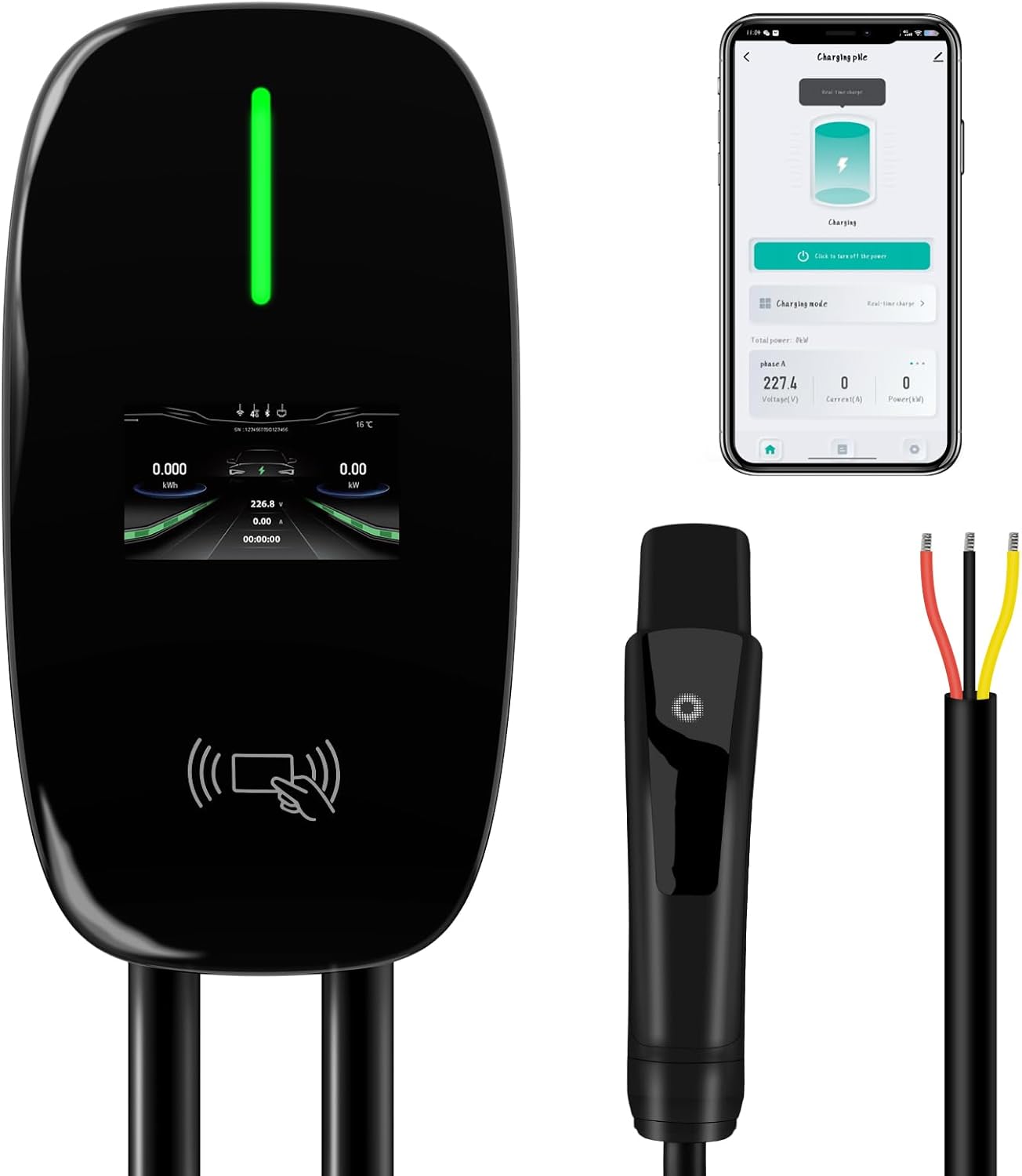 AWESAFE Smart WiFi EV Charger - Fast & Convenient Charging