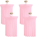 Premium Spandex Cocktail Table Skirts - Transform Your Event Space!