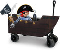 Halloween Pirate Ship Wagon Cover Lighted LED Pirate Ship Wagon