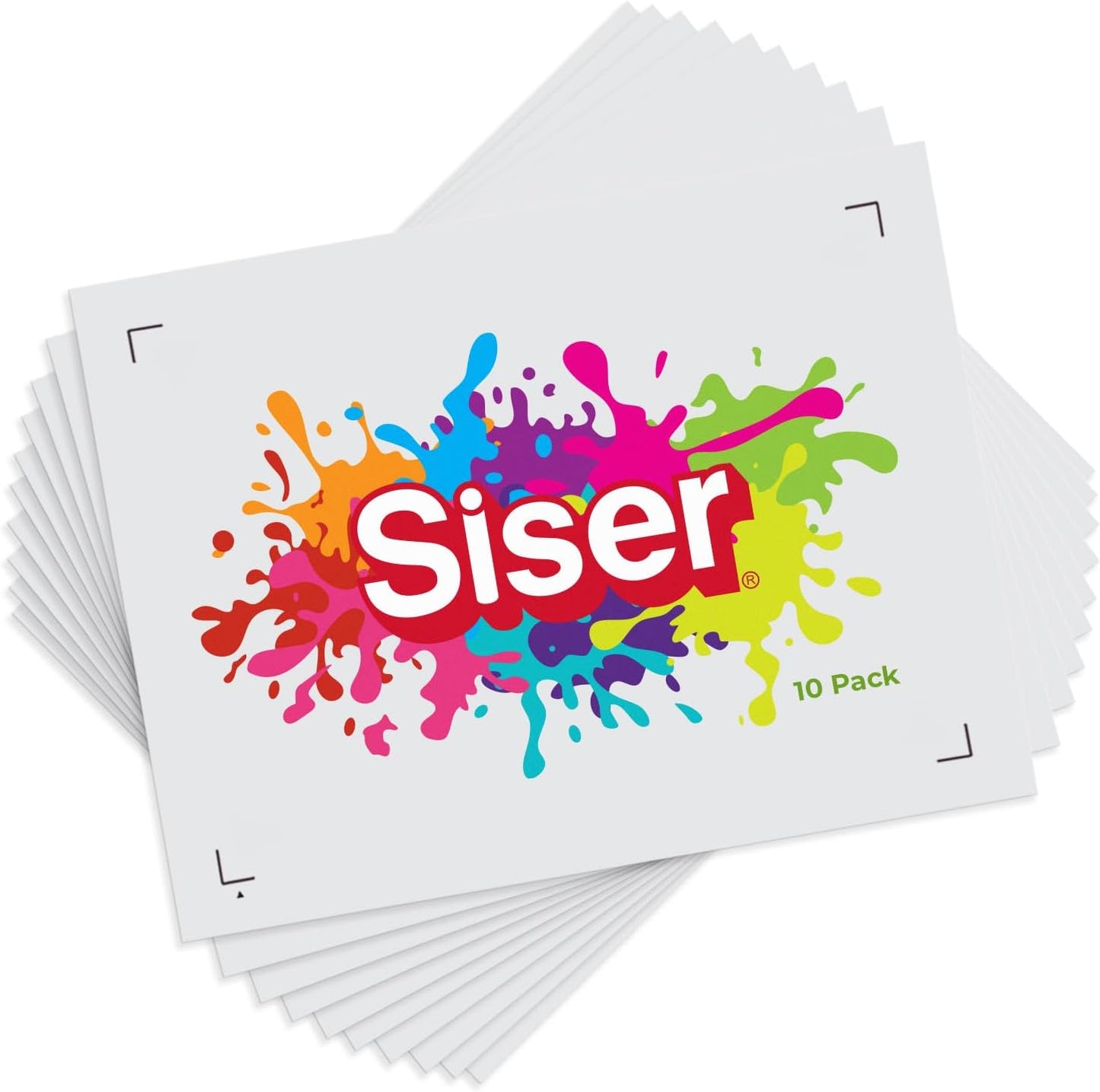 Vibrant Siser EasyColor Inkjet Heat Transfer Vinyl - 10 Sheets