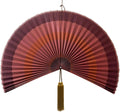 Fan Wall Decor 40in Terracotta Folding Fan - Boho Headboard Accent
