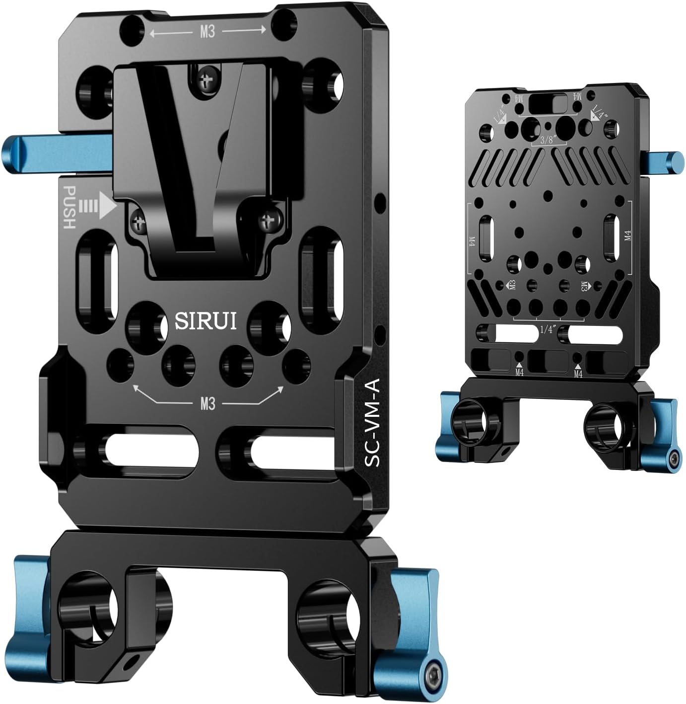 Sirui V Mount Battery Plate with Dual 15mm Rod Clamps Review