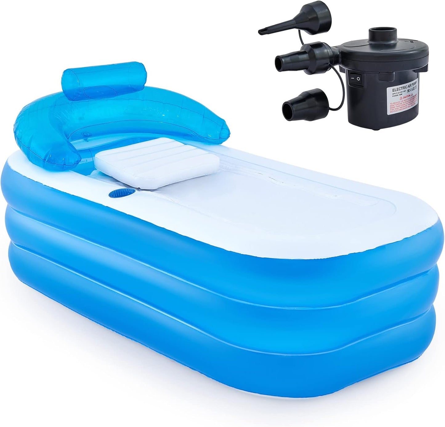 CO-Z Inflatable Bathtub for Adults with Electric Air Pump