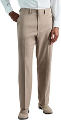Haggar Men's Premium Comfort Classic Fit Flat Front Dress Pant Fabric