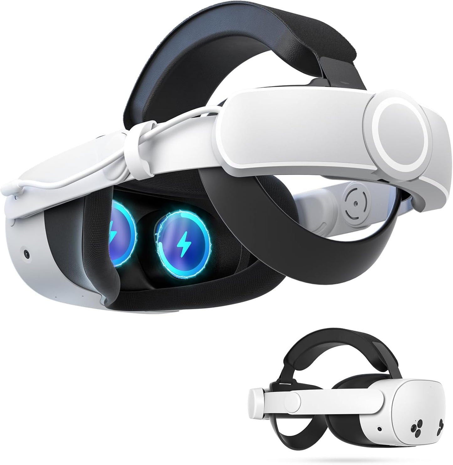 VR Battery Head Strap for Meta Quest 3S with 8000mAh Power