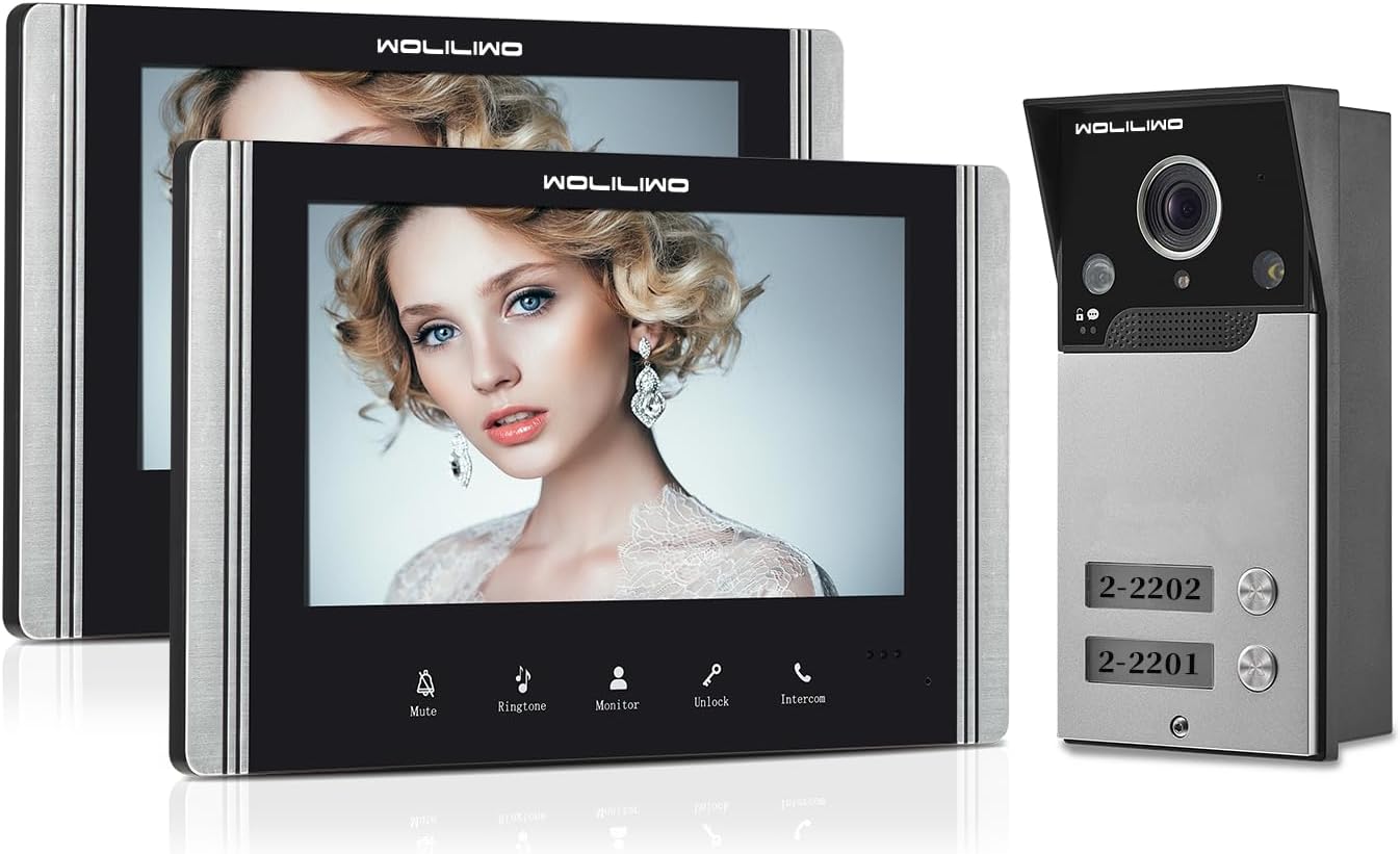 7 Ring Video Doorbell, IR Night Vision, Remote Unlock