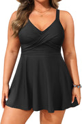 Aqua Eve Plus Size Swim Dress Tankini - Tummy Control Two Piece suit