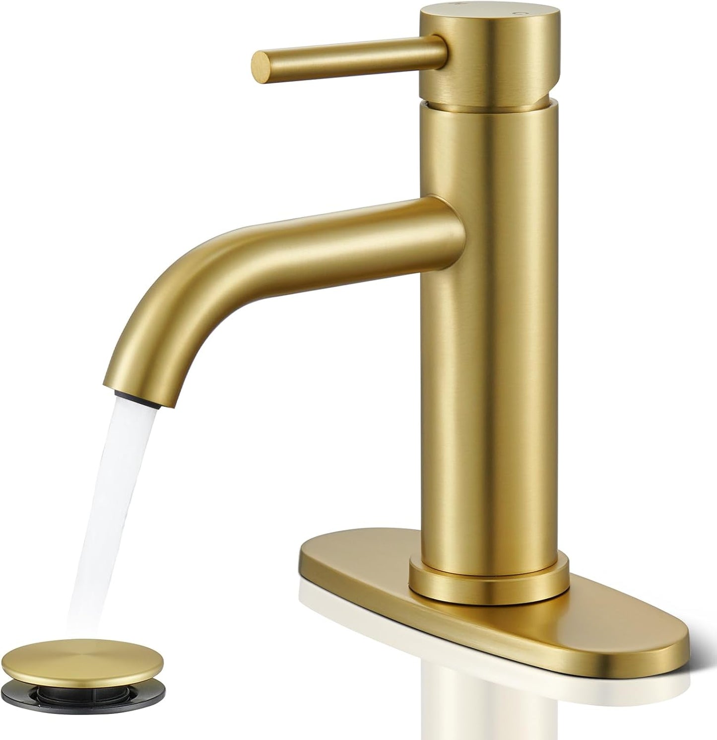 Gold Bathroom Faucet by WINKEAR - Modern Farmhouse Design
