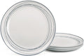 10.5 in Dinner Plate Set of 6 - Lightweight Opal Glass Modern Design