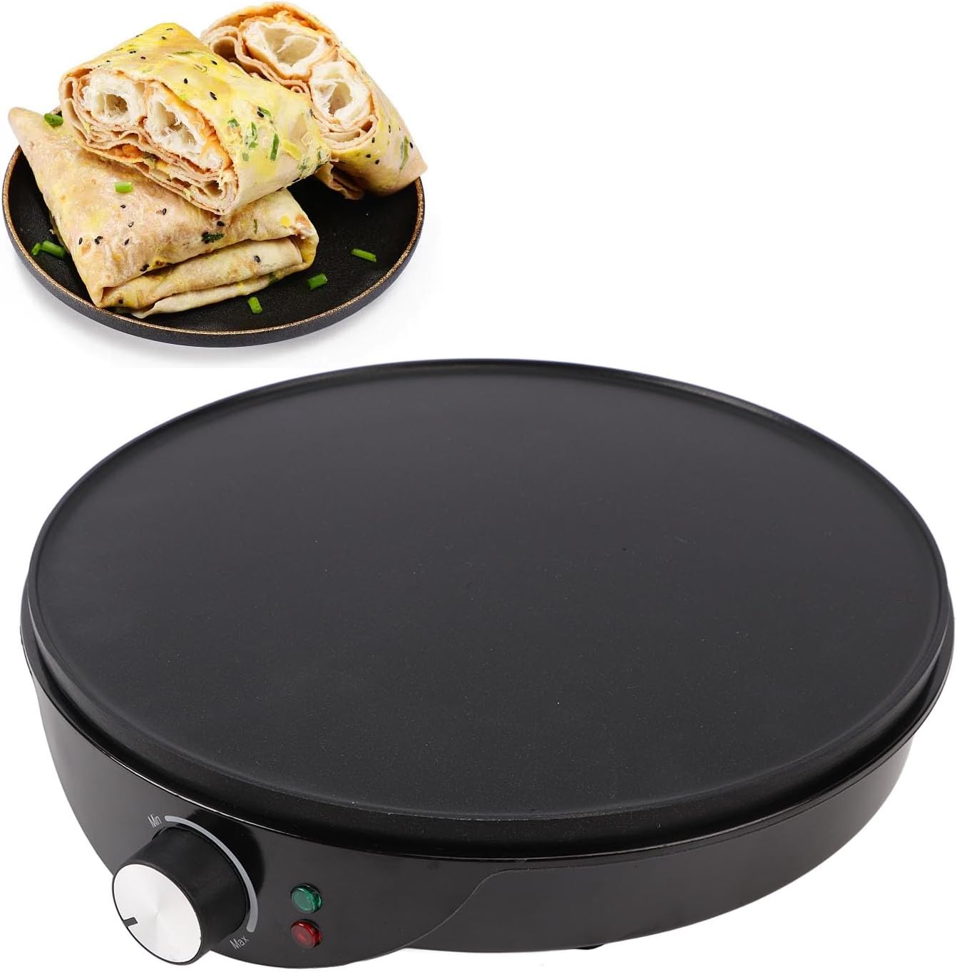 Yoidesu 12in Non Stick Crepe Maker - Effortless Cooking!