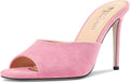 Women Stiletto Peep Toe Slingback Sandals - Classic 3.9in Heel