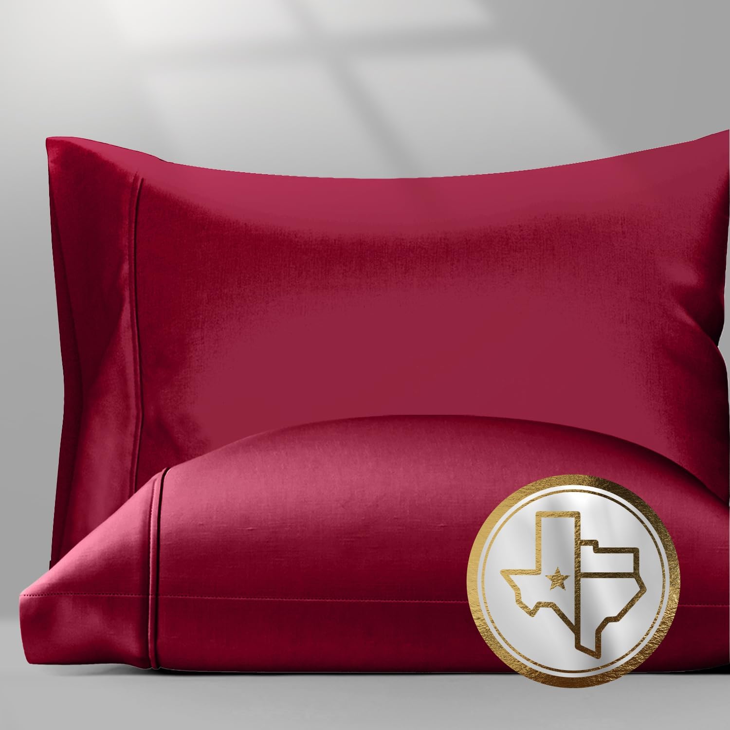 Luxurious 100% Egyptian Cotton King Size Pillow Cases Set of 2