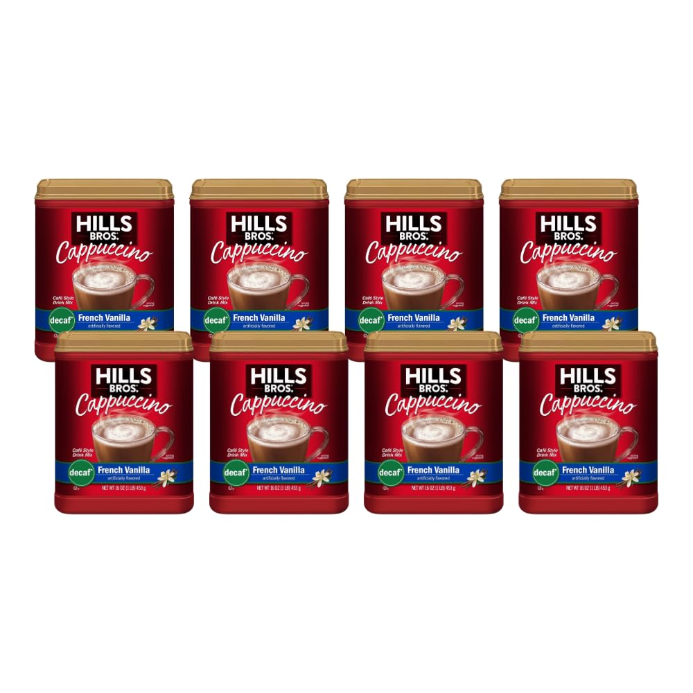 Decaf French Vanilla Hills Bros Flavor Coffee for Instant Indulgence