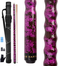 Purple Maple 58in Pool Cue Kit with 13mm Tip - Ergonomic Grip