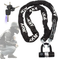 AKM Motorcycle Chain Lock 6.56ft x 10mm - Heavy Duty Security
