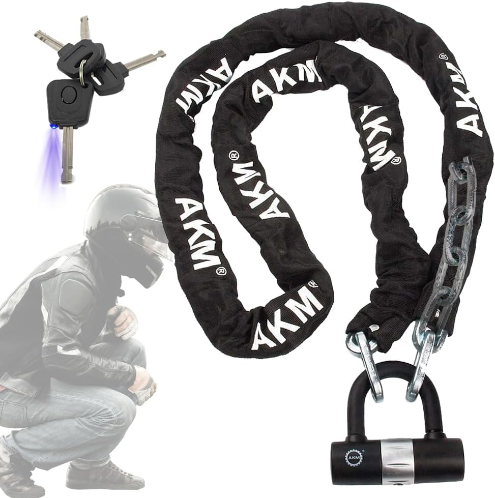 Secure Your Ride with AKM Heavy Duty Motorcycle Lock Chain