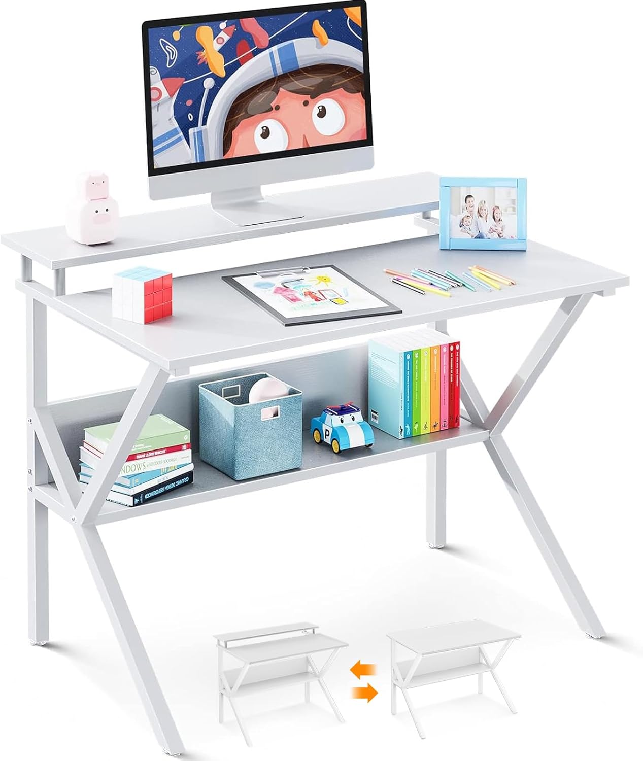 Compact ODK Desk: Small Space Solution!